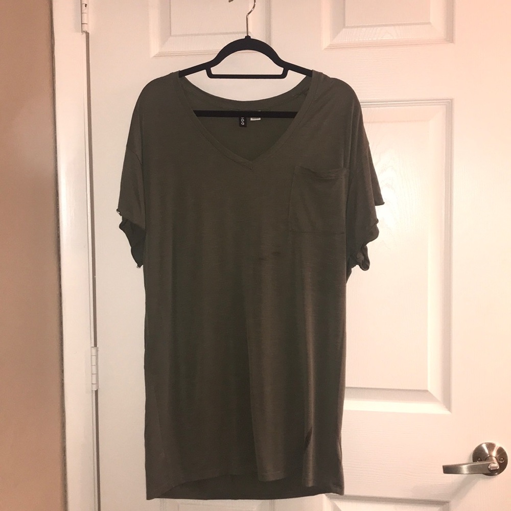 Army Green t-shirt dress